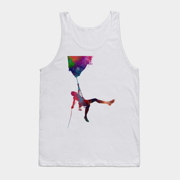 mountaineer climbing sport art #mountaineer #climbing Tank Top by JBJart